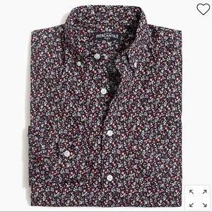 Mens J crew floral button up shirt